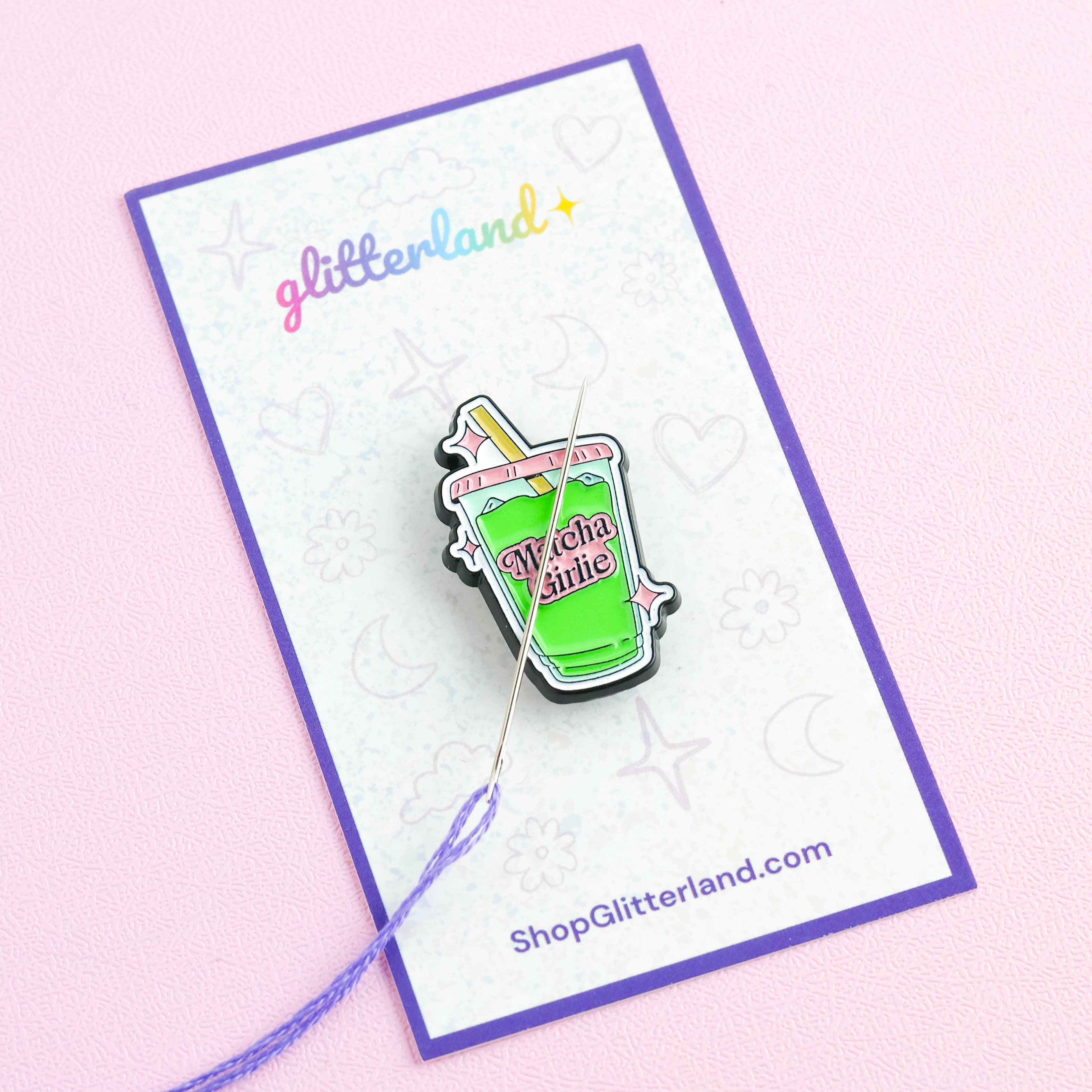 Matcha Girl Needle Minder