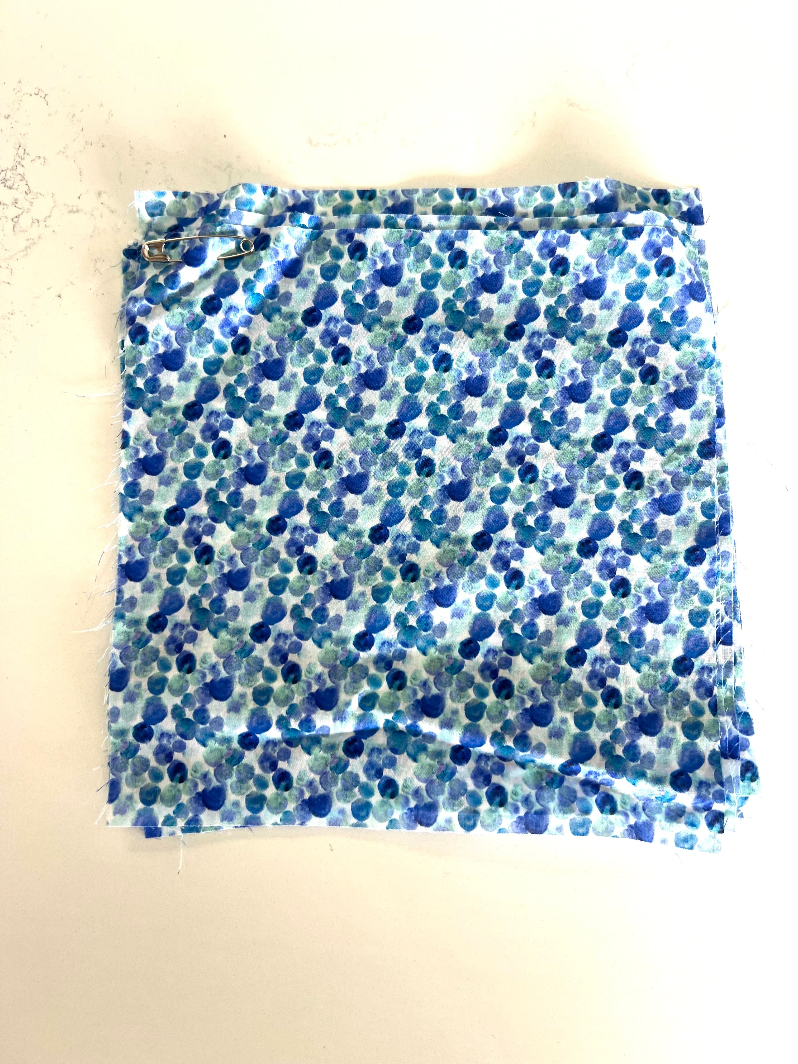 Blueberry Dotted 8x8" Fabric Swatch