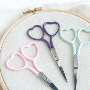 Bubble Gum Heart Embroidery Scissors