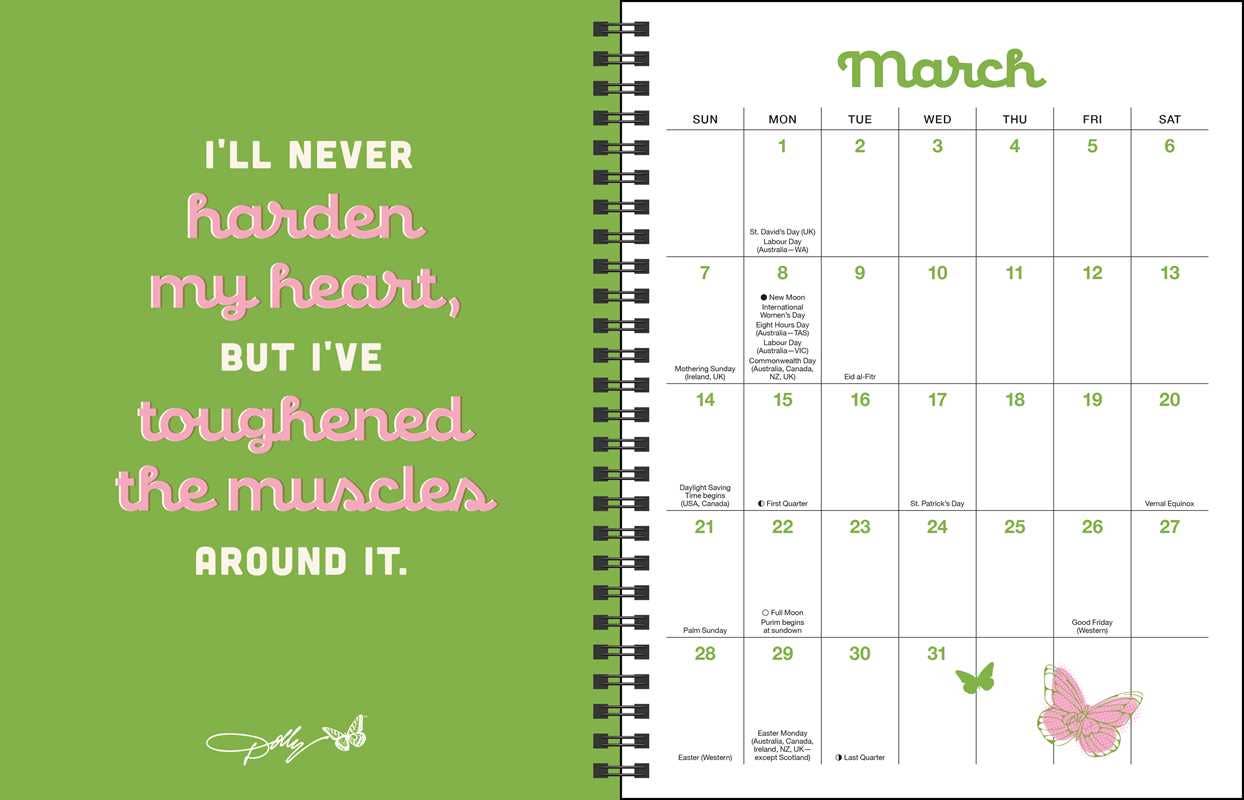 Dollyisms: Dolly Parton's 2027 Softcover Monthly/Weekly Planner Calendar by Andrews McMeel Publishing: Calendar; 144 pages / English