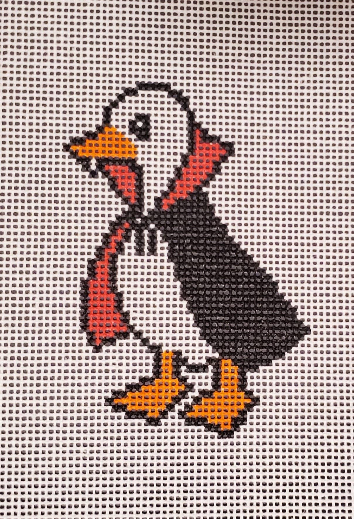 Halloween Goose Dracula Canvas