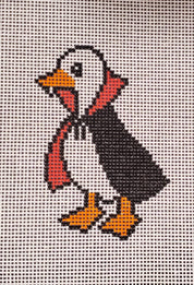 Halloween Goose Dracula Canvas
