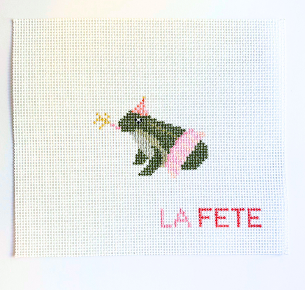 Frog Party Animal Canvas