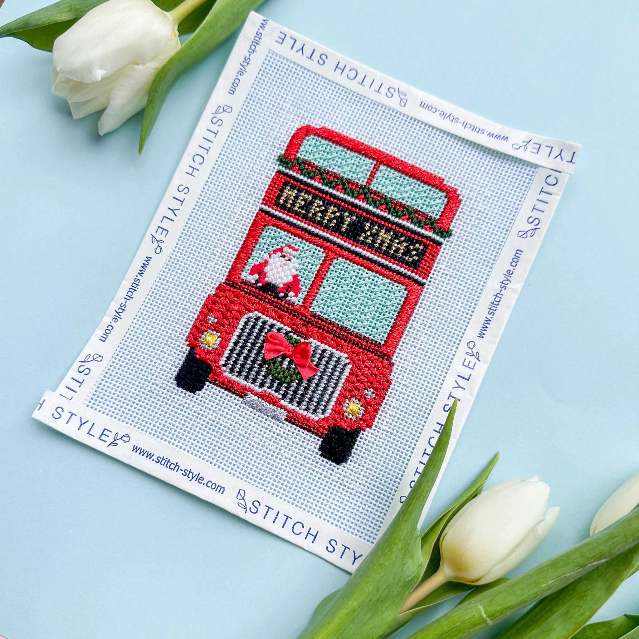 Double Decker Bus Canvas