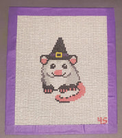 Halloween Opossoum Canvas