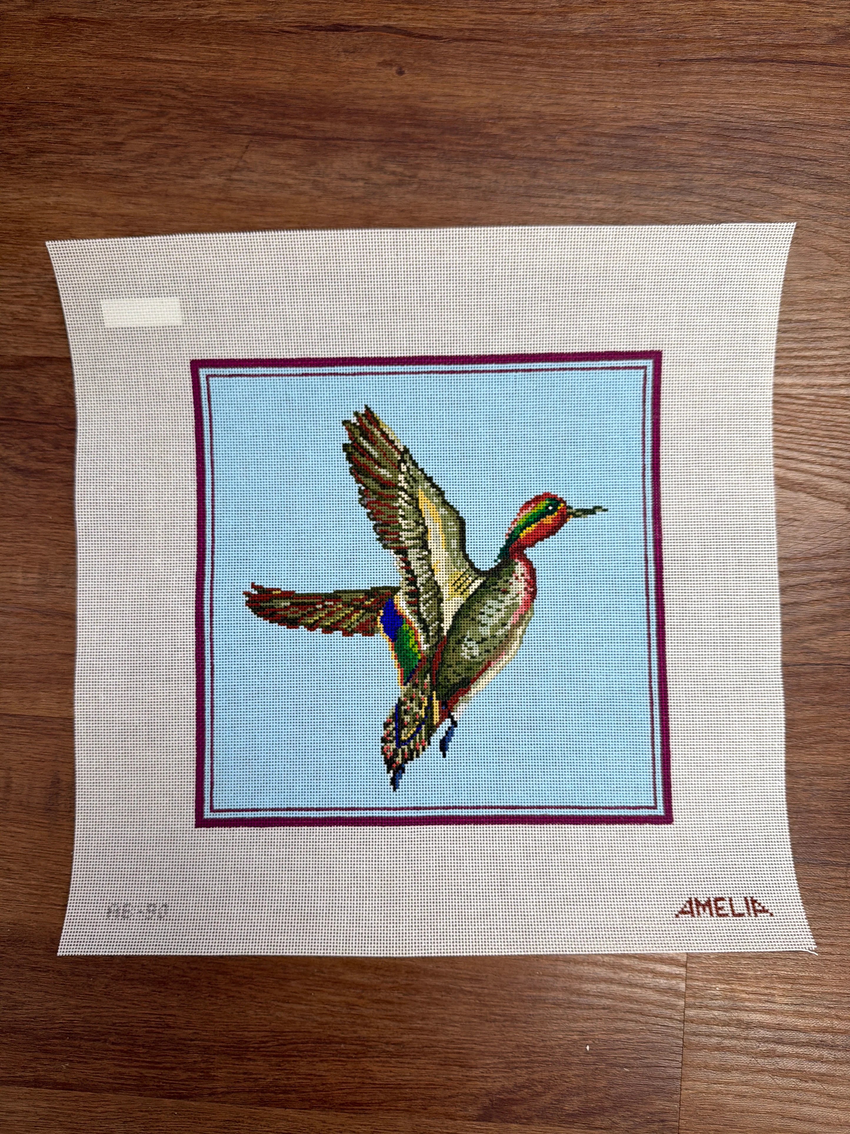Flying Duck Pillow Canvas