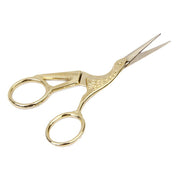 Gold-Tone Crane Scissors 3.5"