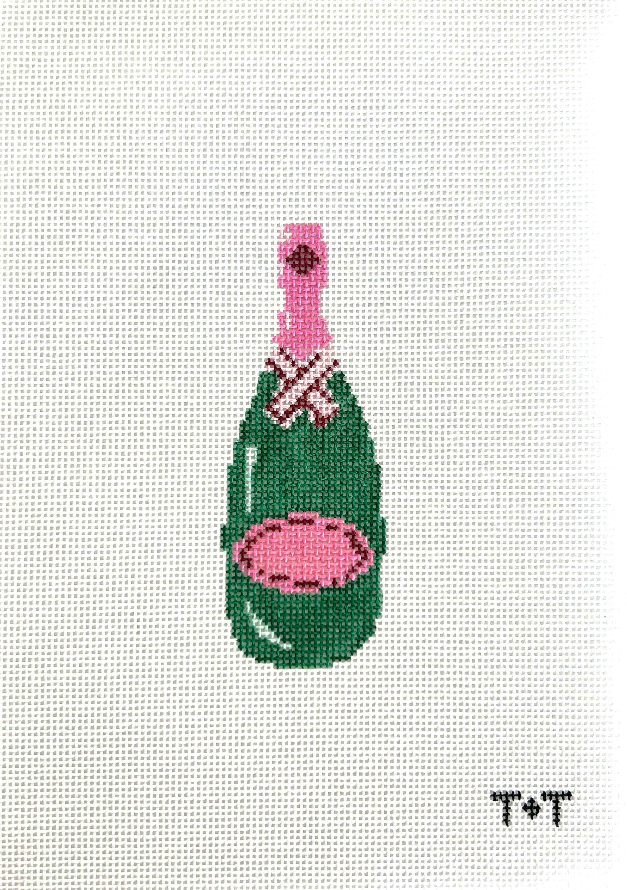 Champagne Bottle Canvas