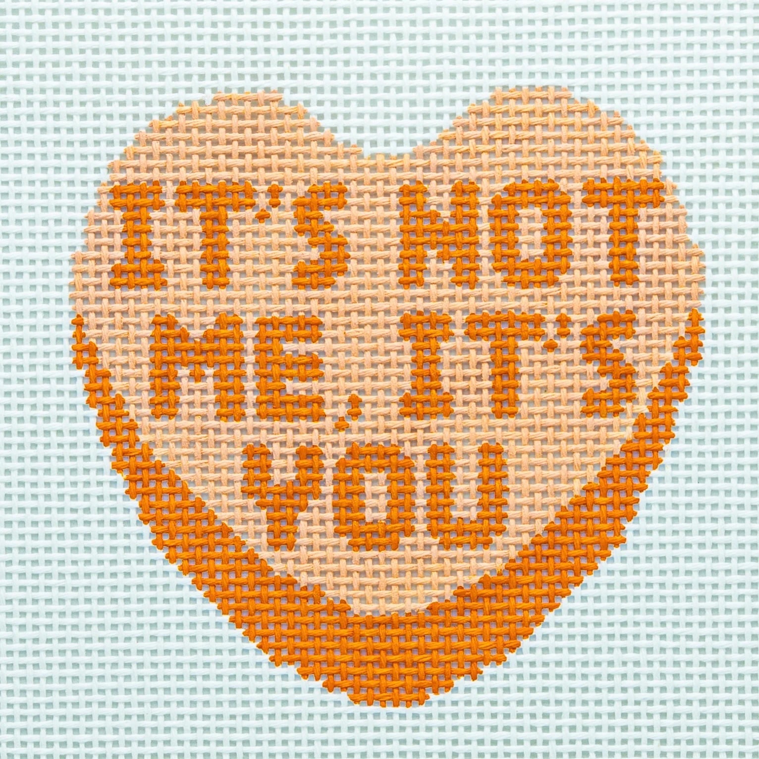 It's Not Me, It's You Heart Orange Canvas