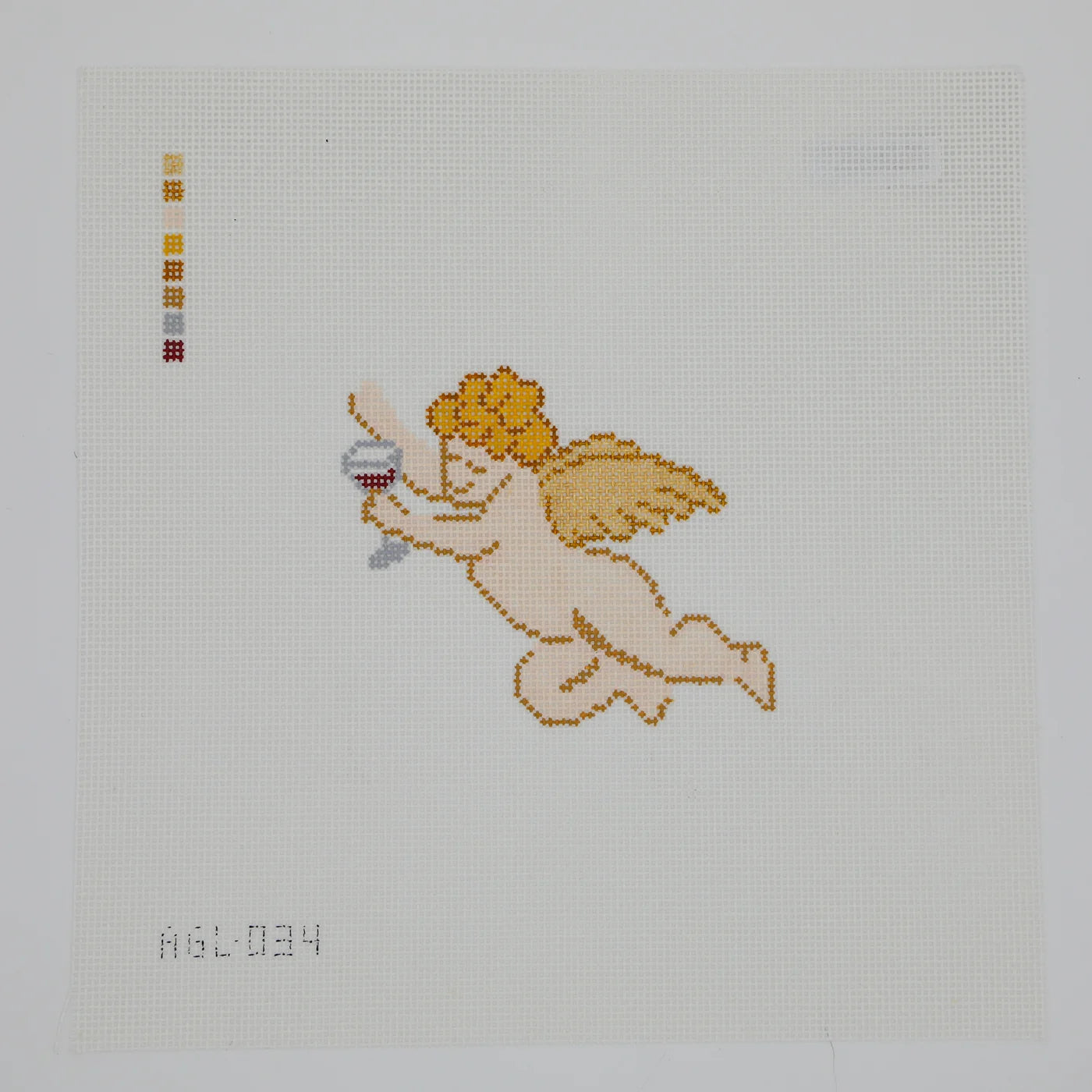 Wine Cupid Canvas