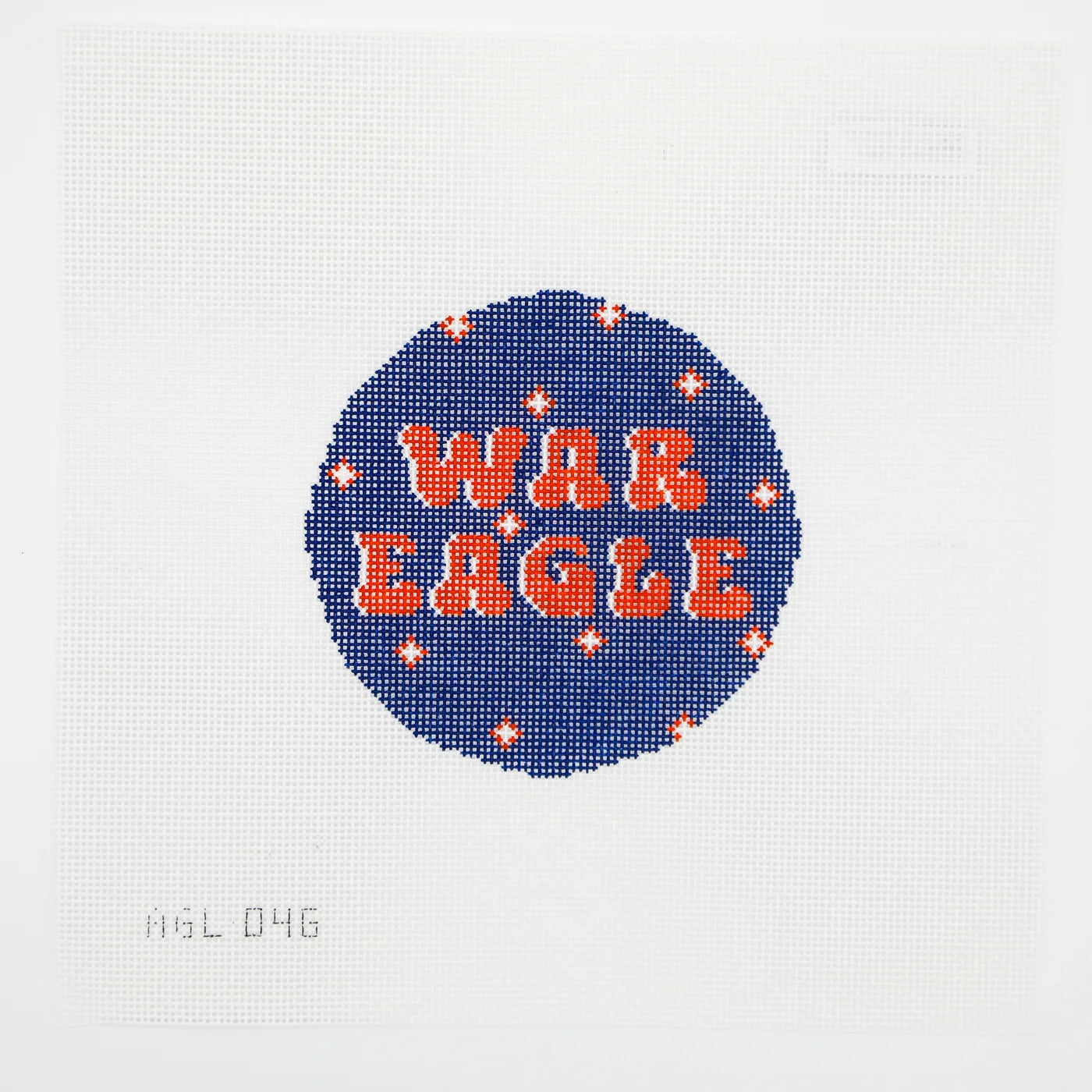 War Eagle Round Canvas