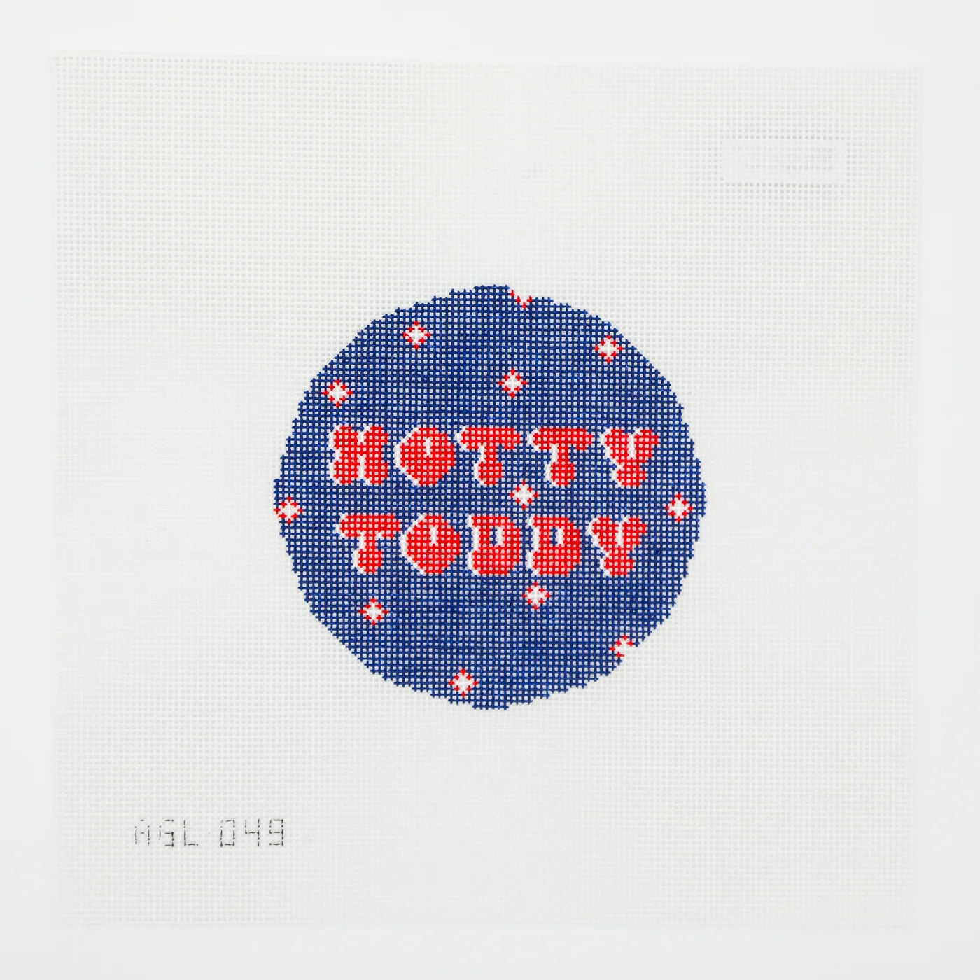Hotty Toddy Round Canvas