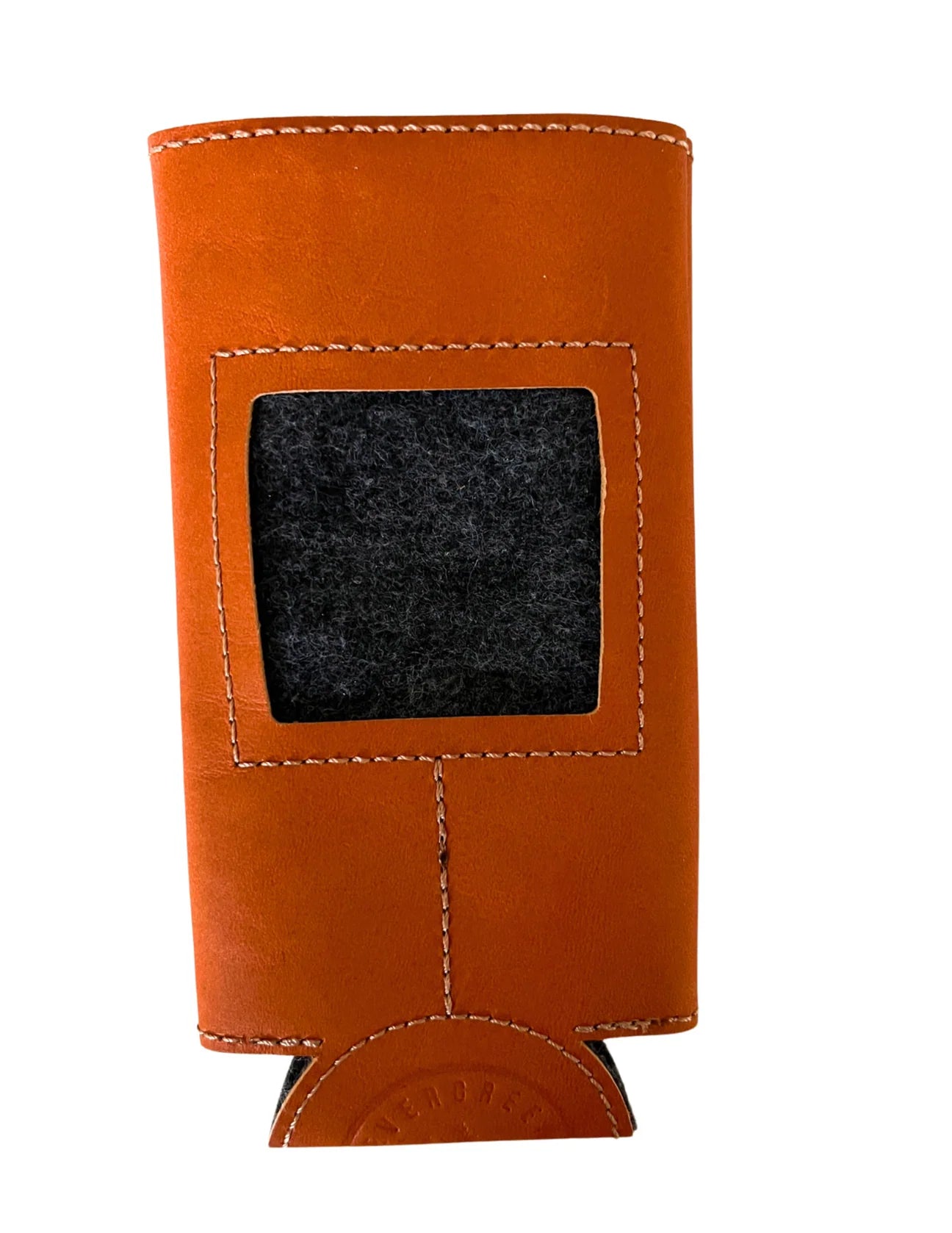 Slim 12oz – Sienna Self-Finishing Leather Can Cozy