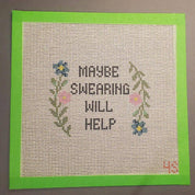 Maybe Swearing Will Help Canvas