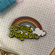 F*cking Fantastic Retro Rainbow Needle Minder