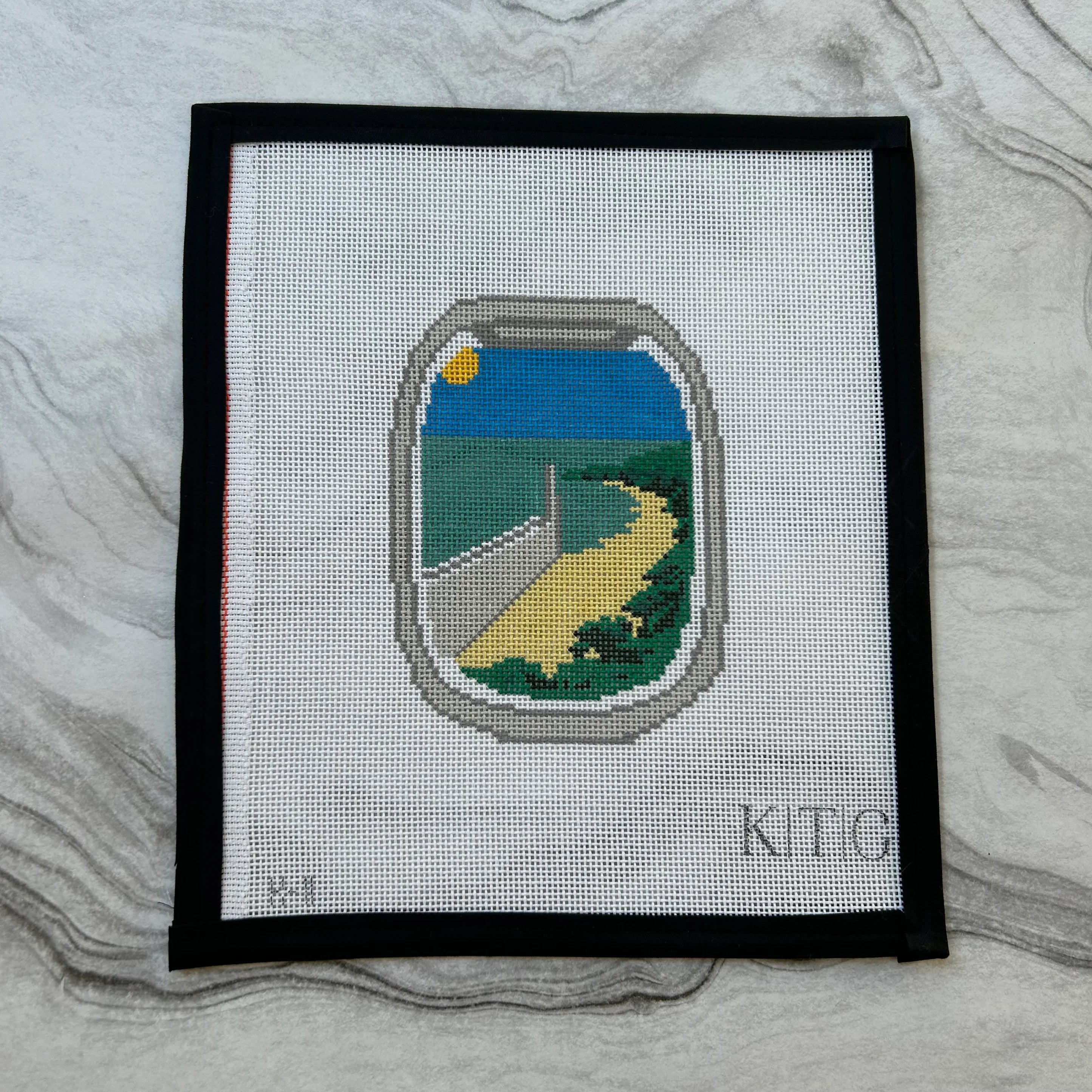 Airplane Window – Island