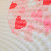 Heart Love Round Canvas