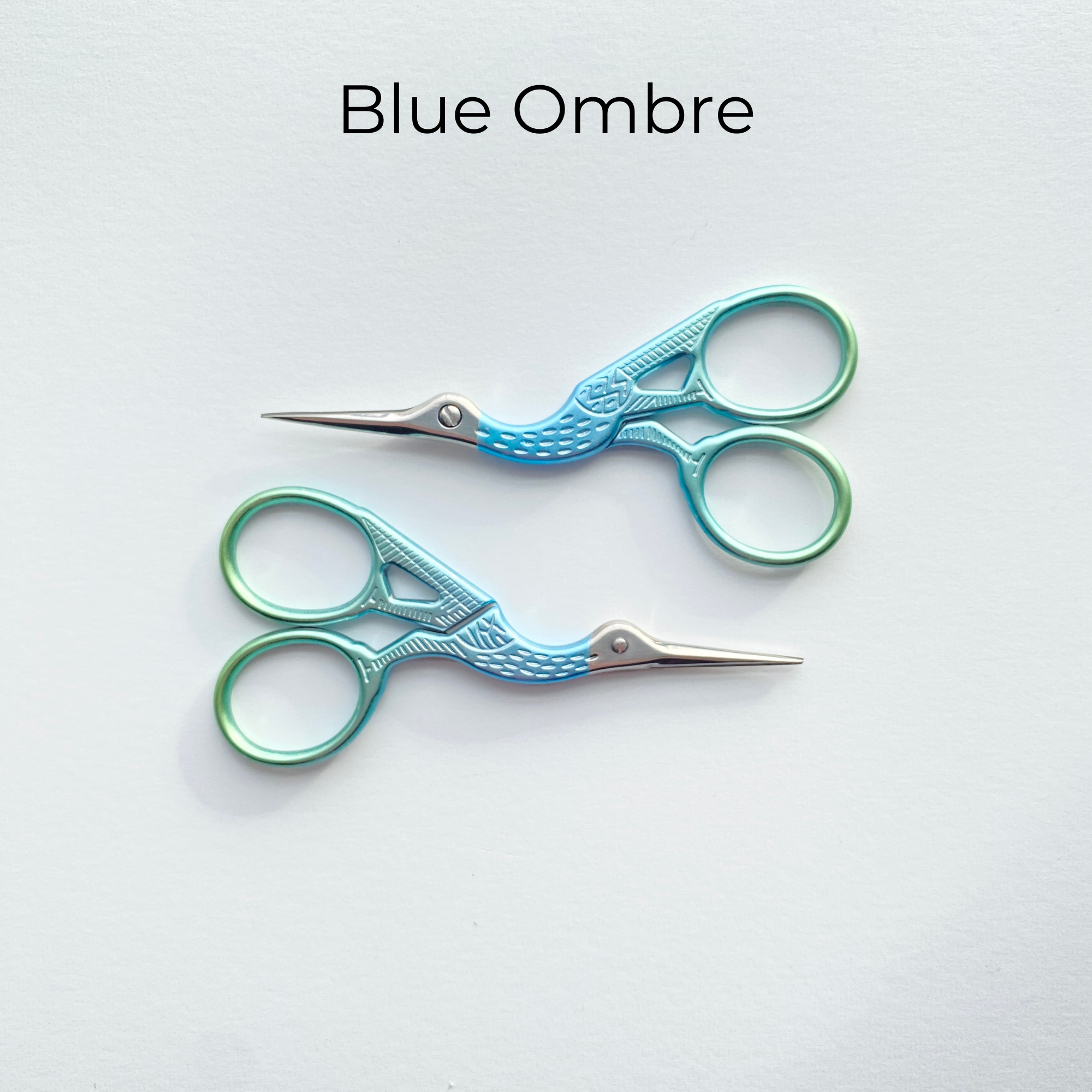 Blue Ombre Stork Scissors