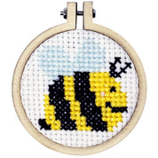 Bee Happy! Mini Matchbox Cross Stitch Kit