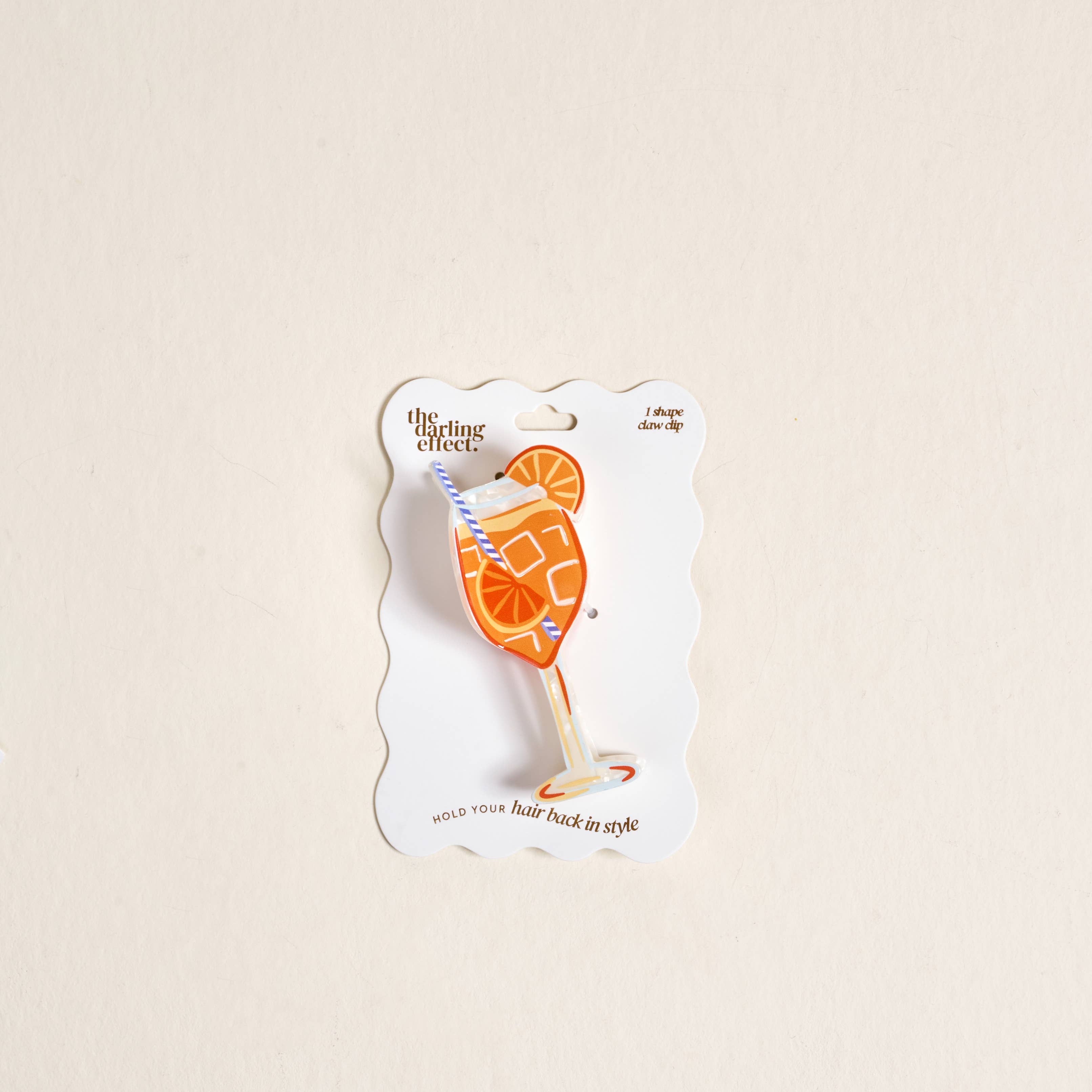 Shape Up Claw Clip–Aperol Spritz