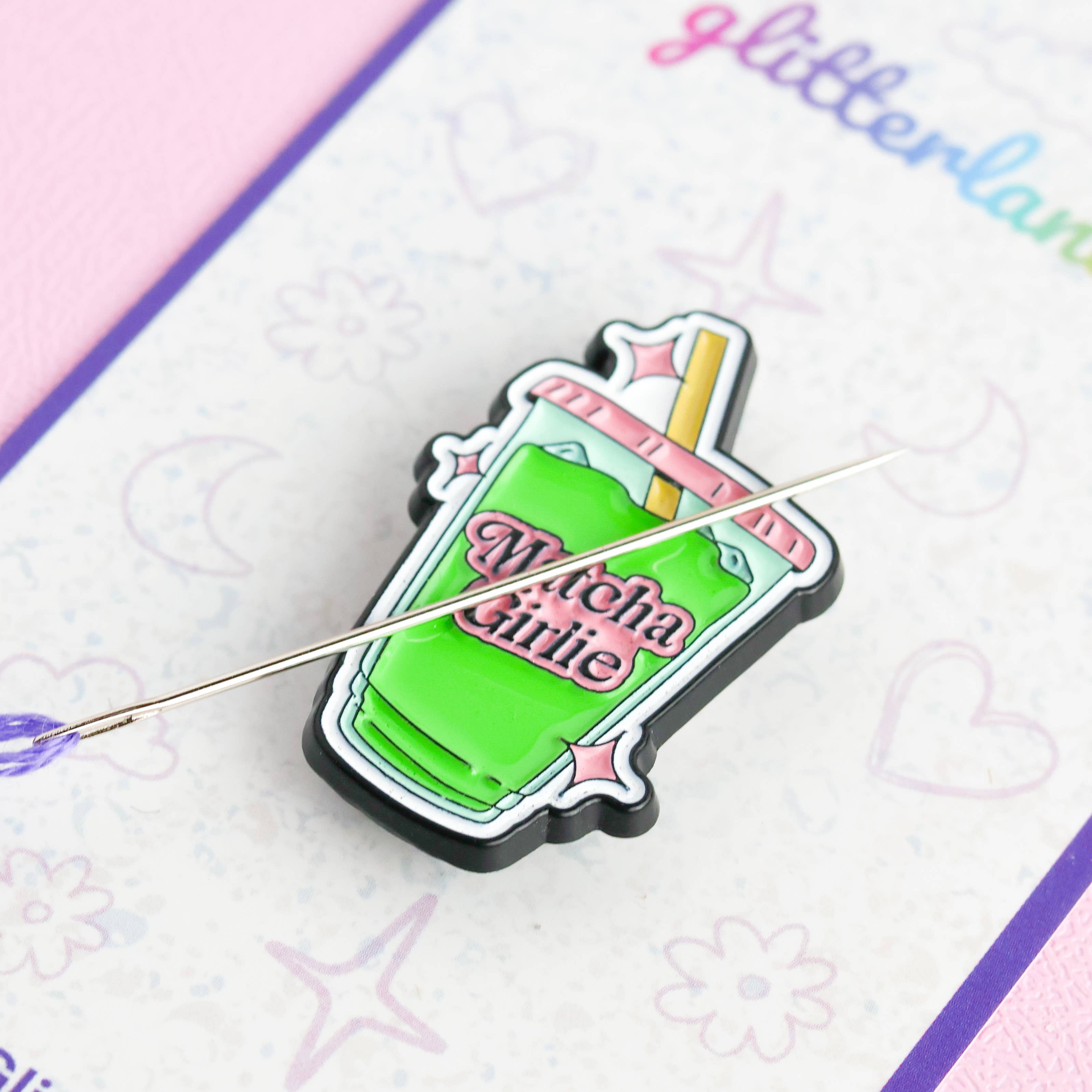 Matcha Girl Needle Minder