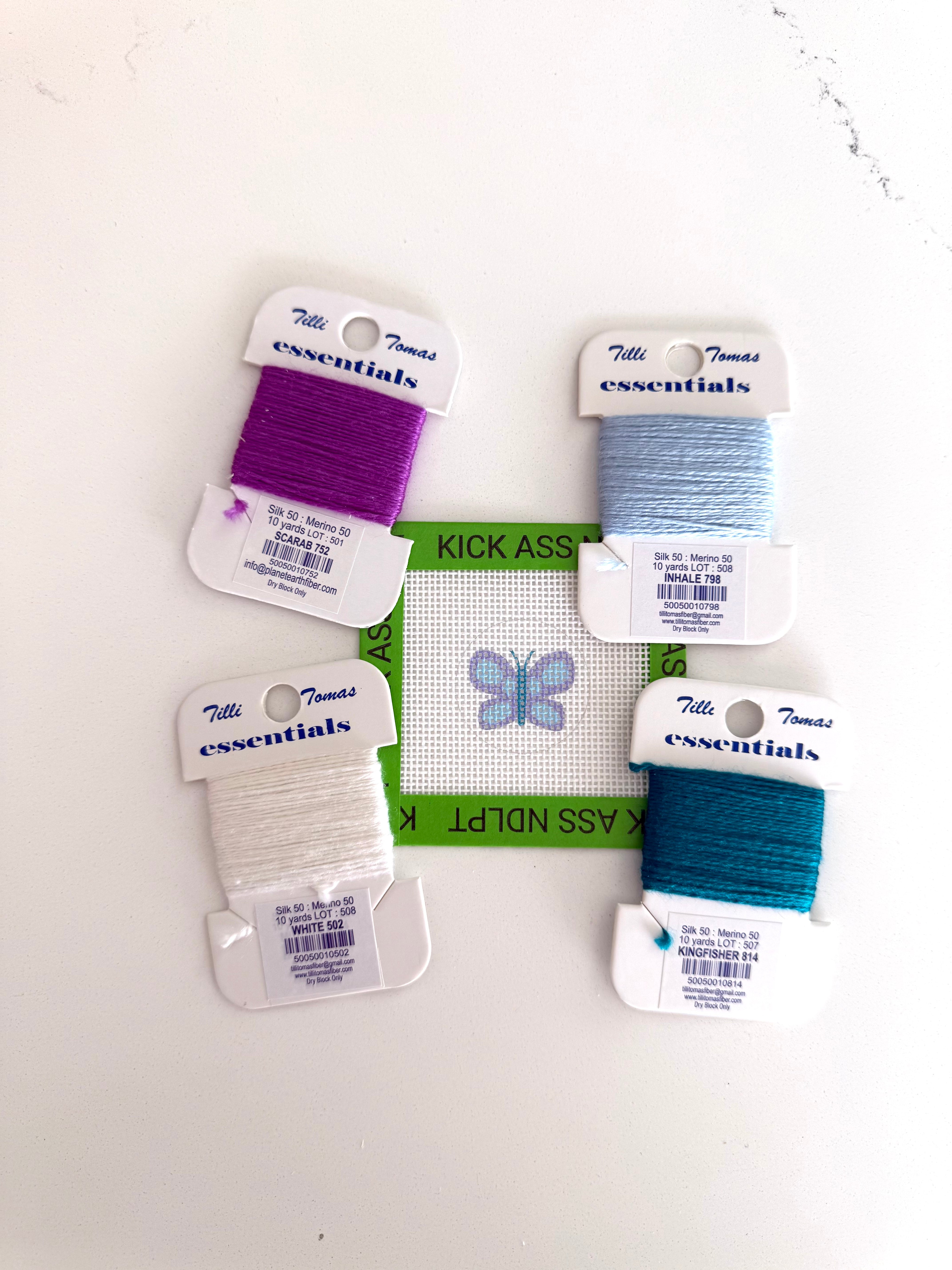 Mini Butterfly Canvas (KITTED)