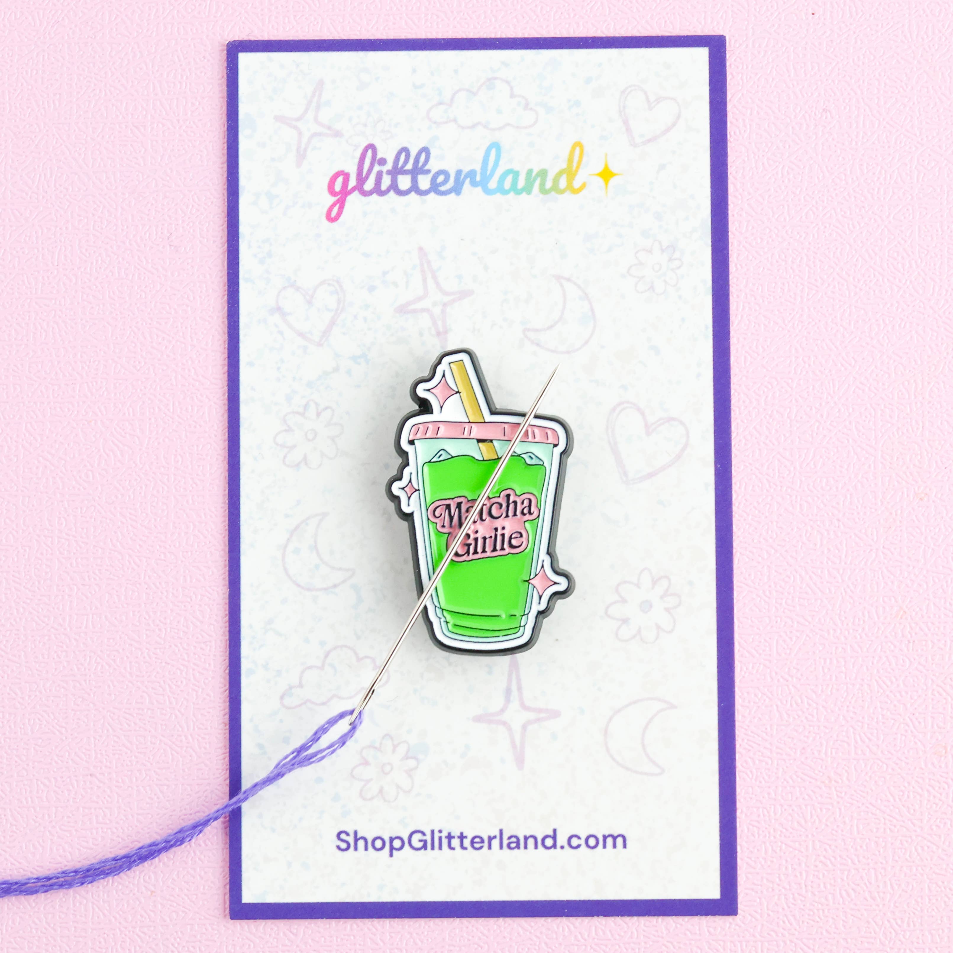 Matcha Girl Needle Minder