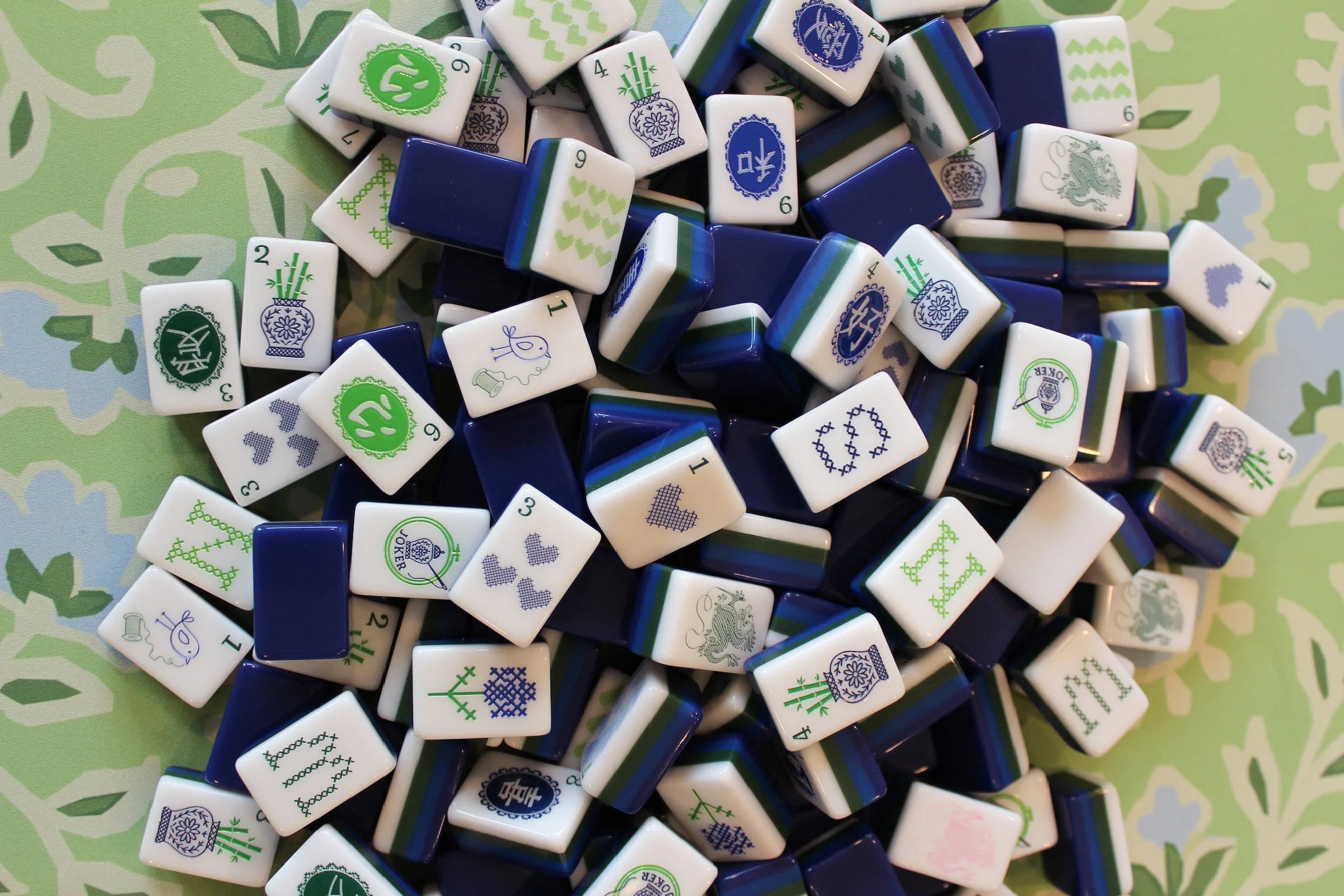The Cheerfully Stitched Tiles