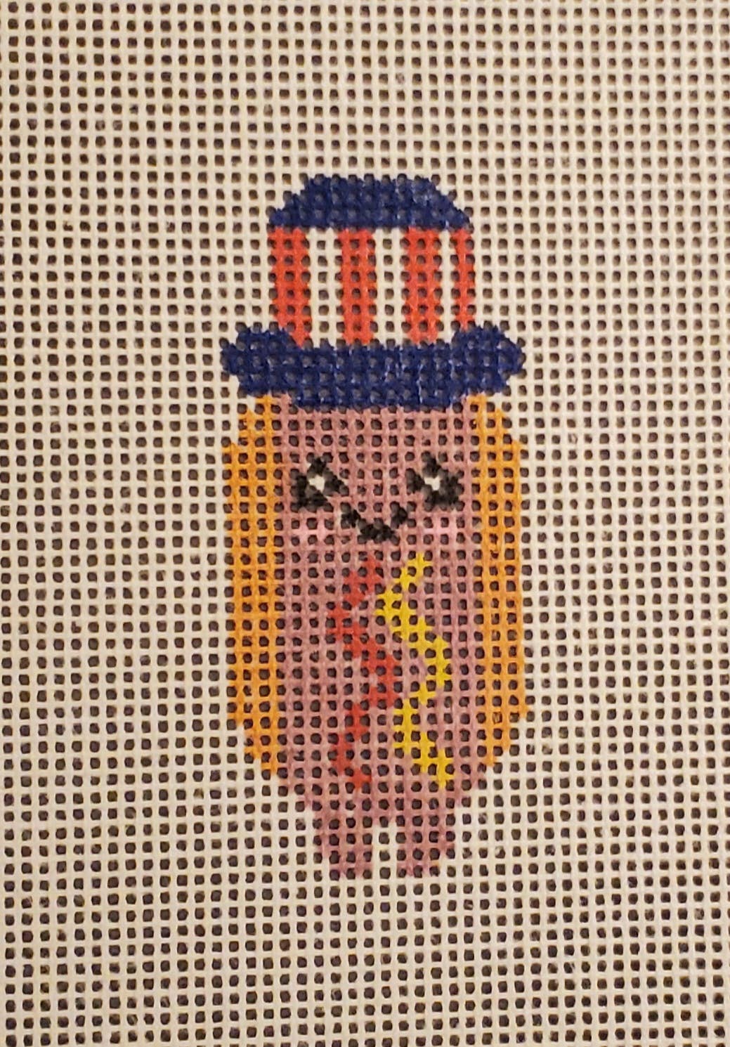 Hot Dog Americana 4th of July Canvas