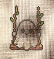 Halloween Ghost Swinging Canvas