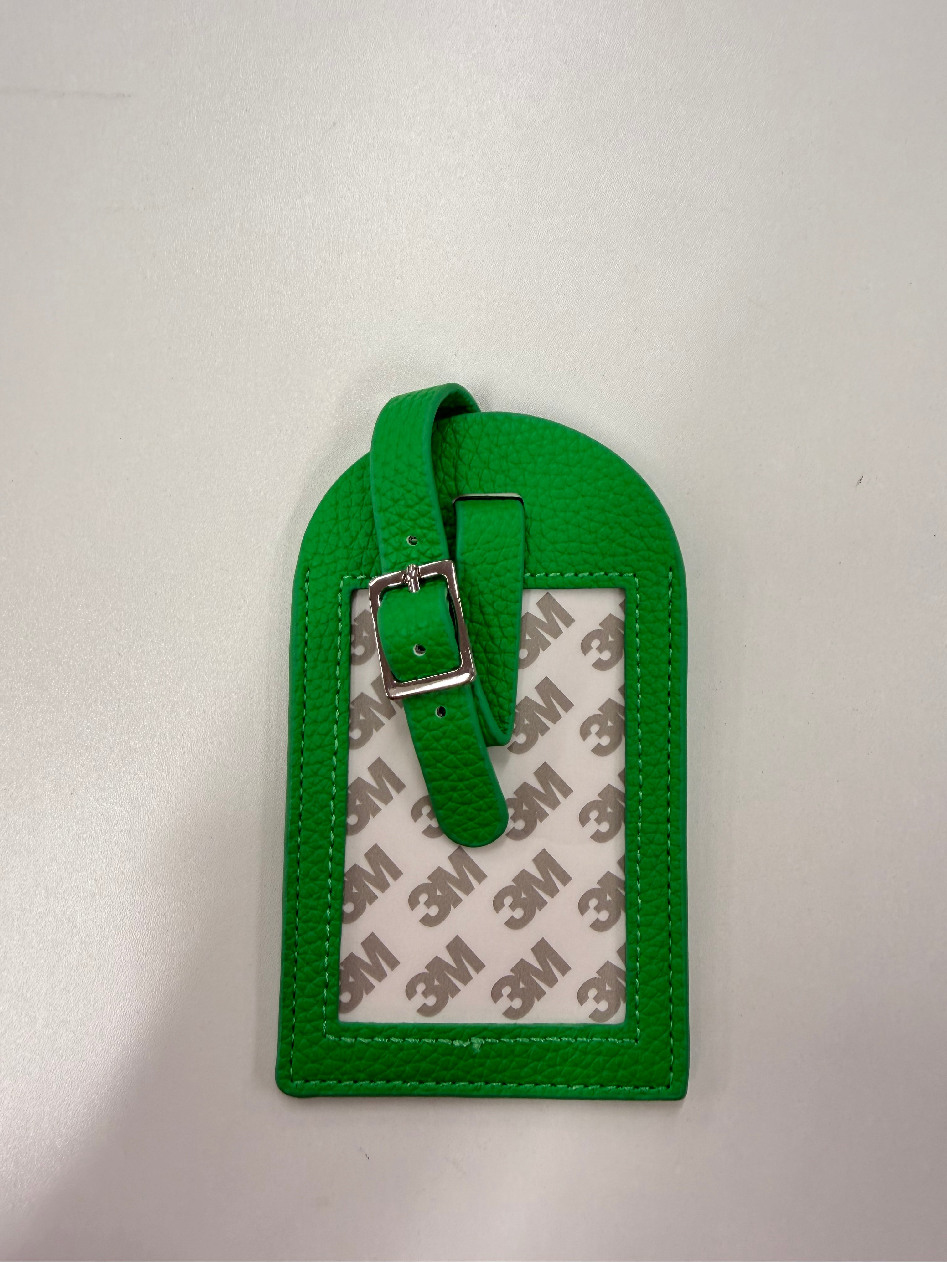 Kick Ass Leather Luggage Tag