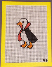 Halloween Goose Dracula Canvas