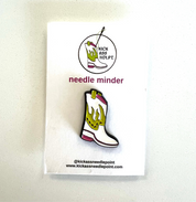 Pink + Green Boot Needle Minder