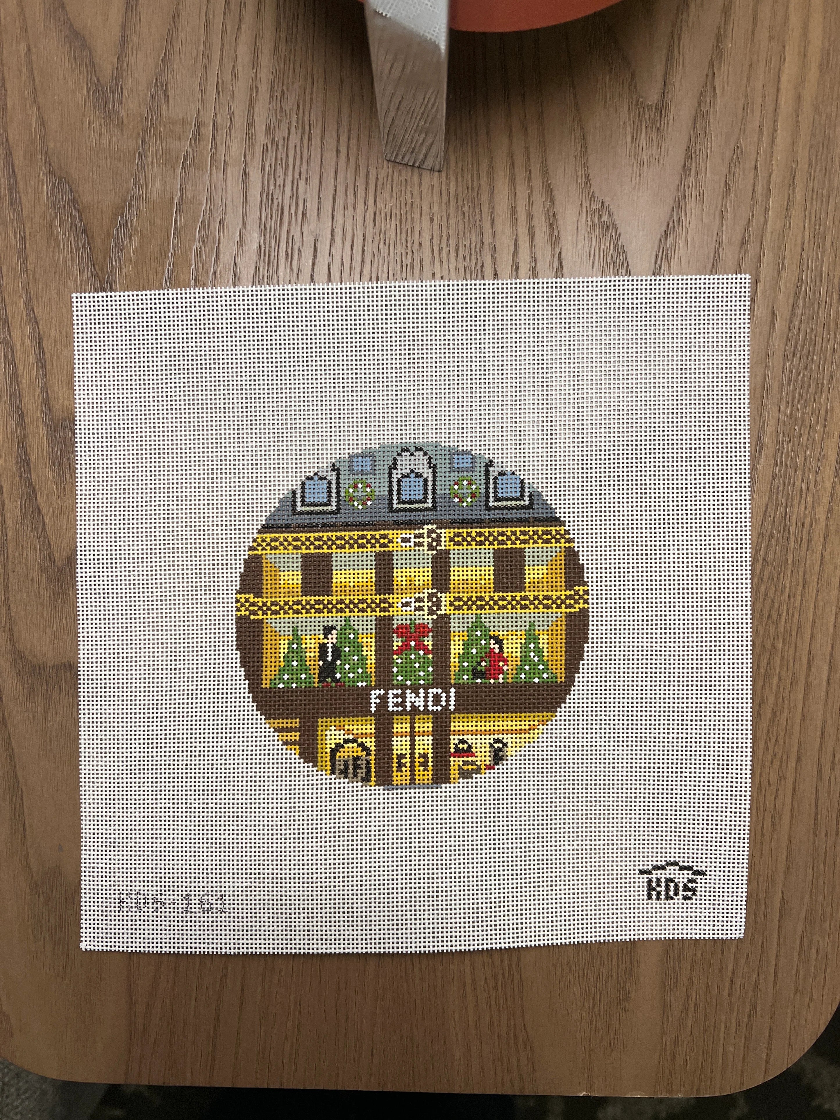 Fendi Round Canvas