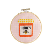 Honey Jar Cross Stitch Kit