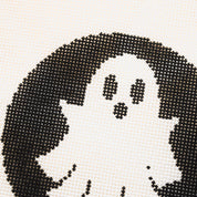 Ghost Halloween Round Canvas