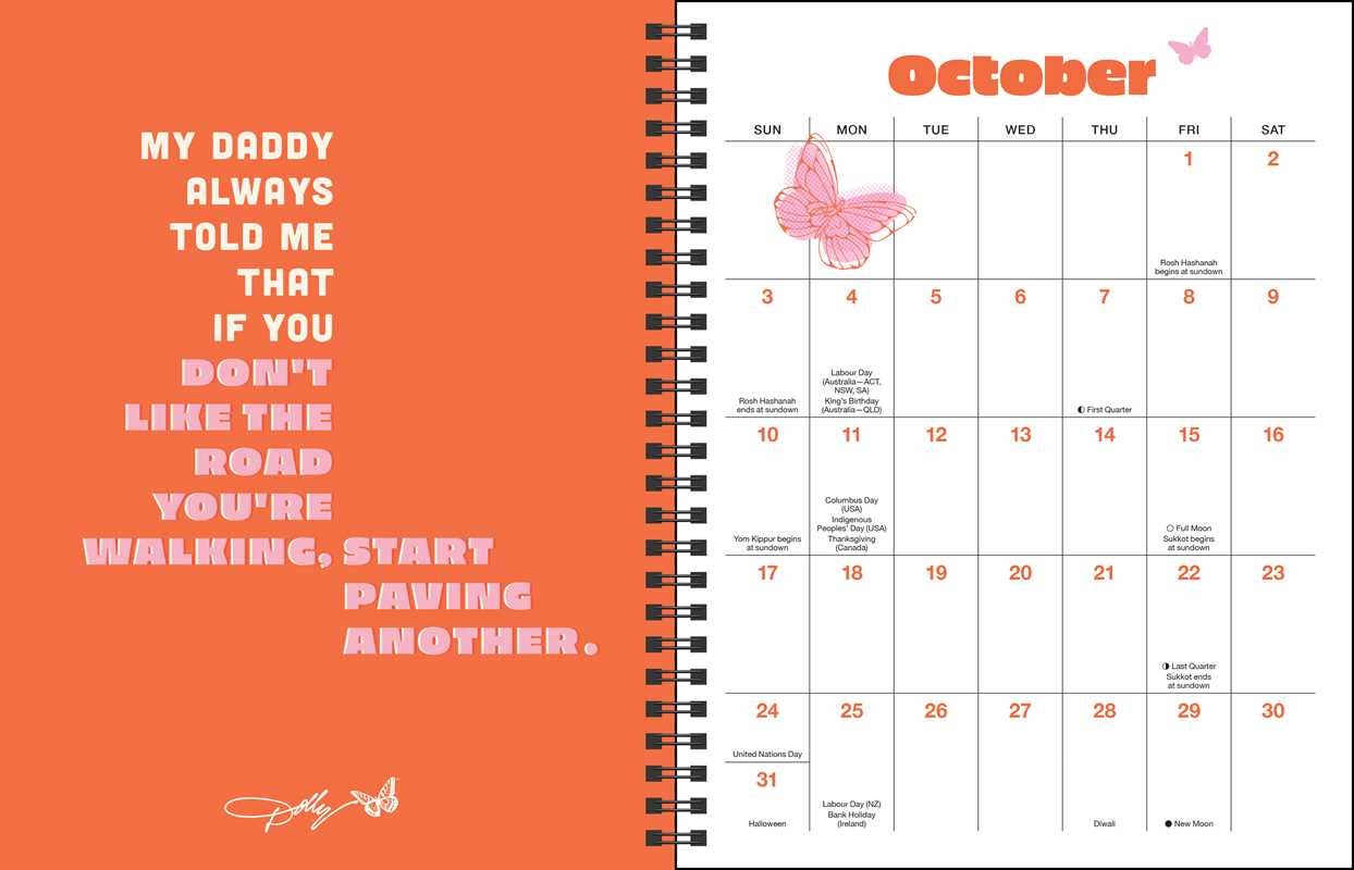 Dollyisms: Dolly Parton's 2027 Softcover Monthly/Weekly Planner Calendar by Andrews McMeel Publishing: Calendar; 144 pages / English