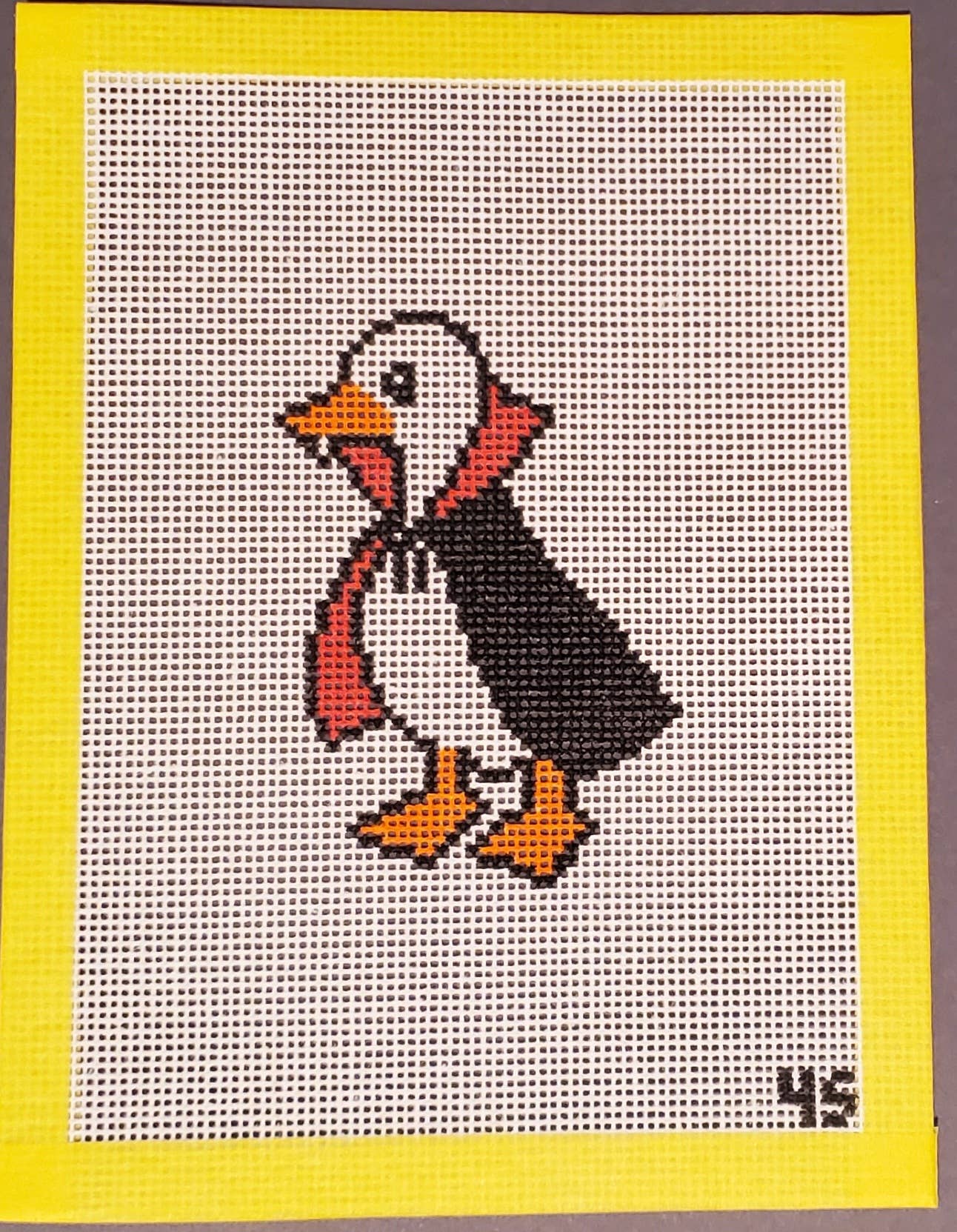 Halloween Goose Dracula Canvas
