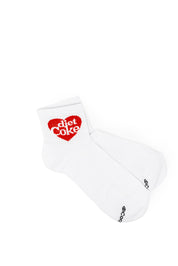 Coca-Cola® Diet Coke Heart High Ankle Socks