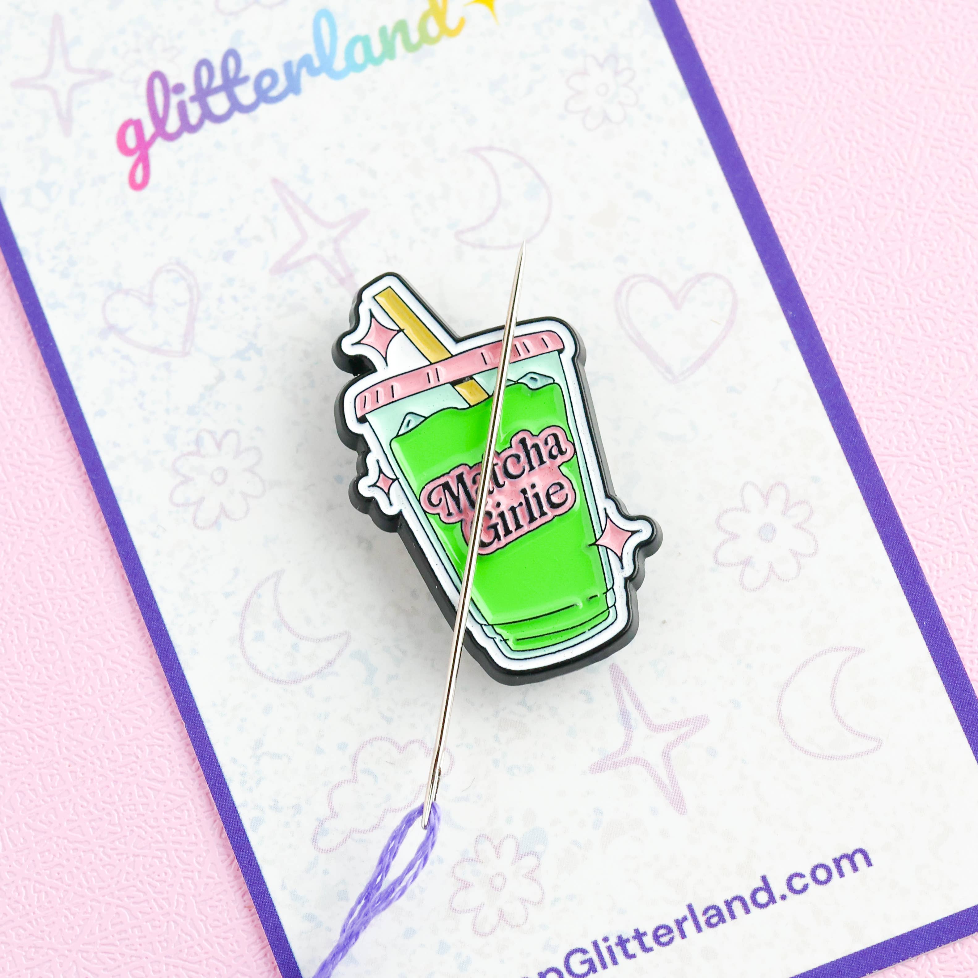 Matcha Girl Needle Minder
