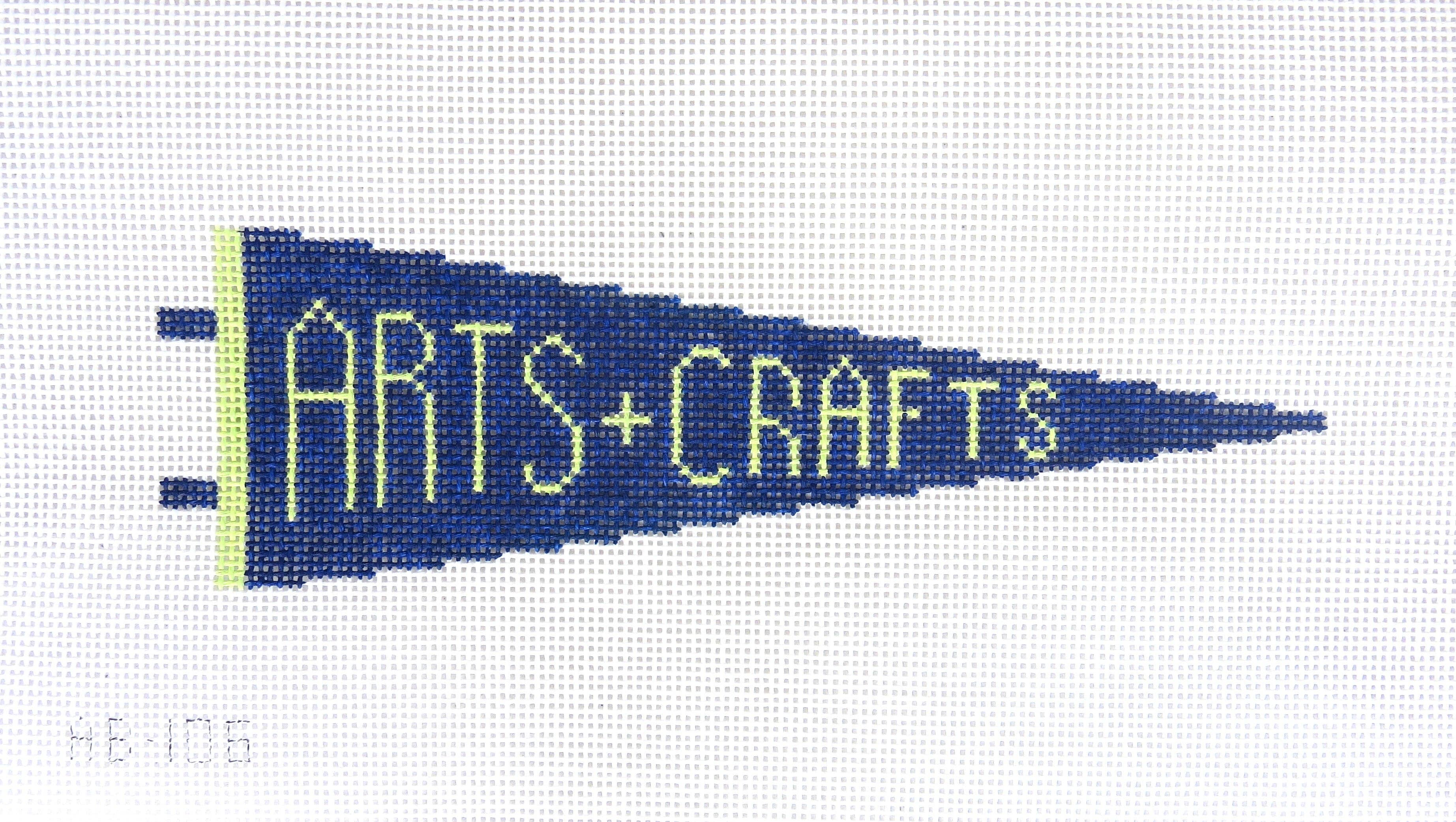 Arts + Crafts Pennant Canvas