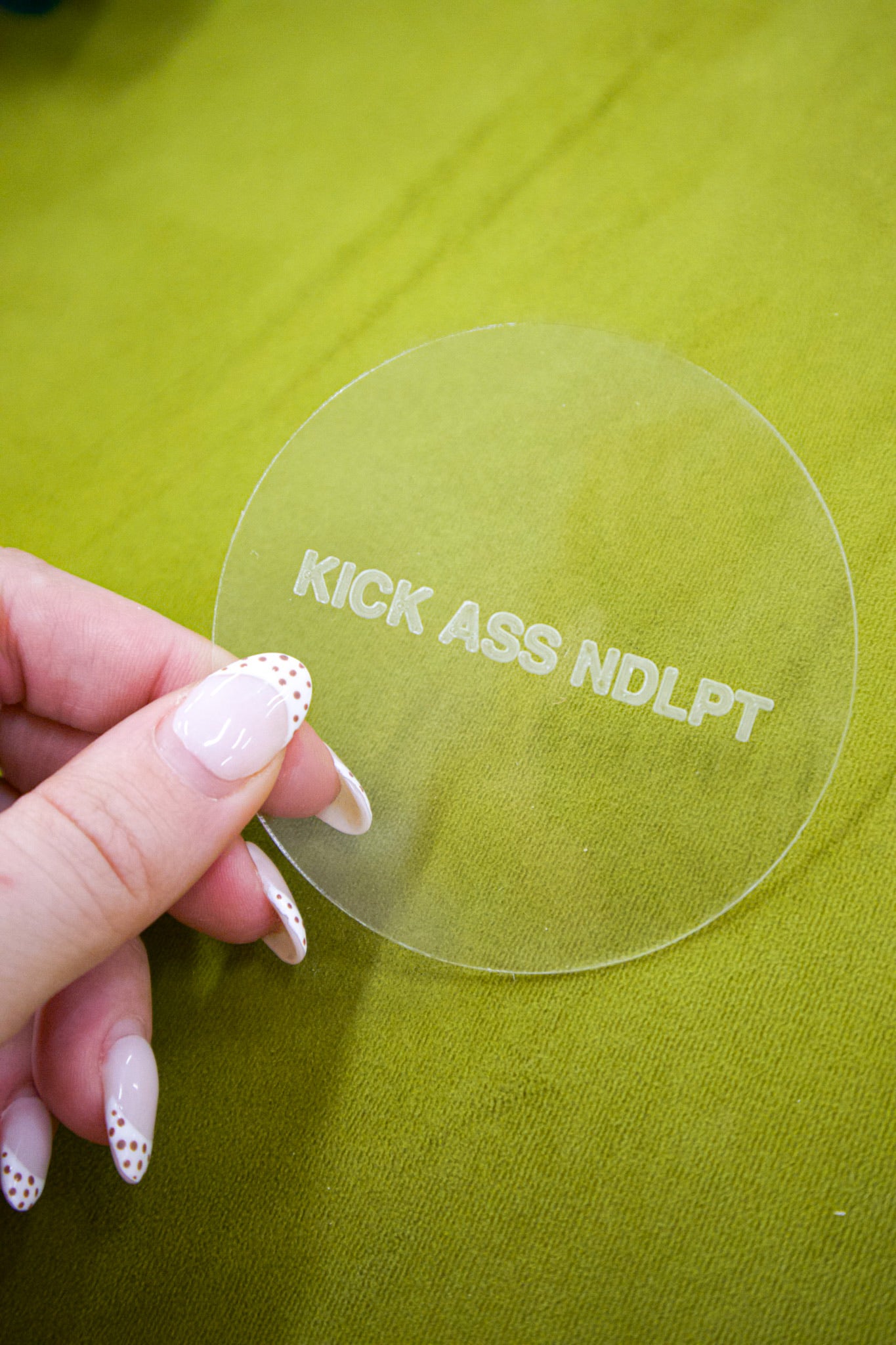 4” Circle Acrylic Stencil