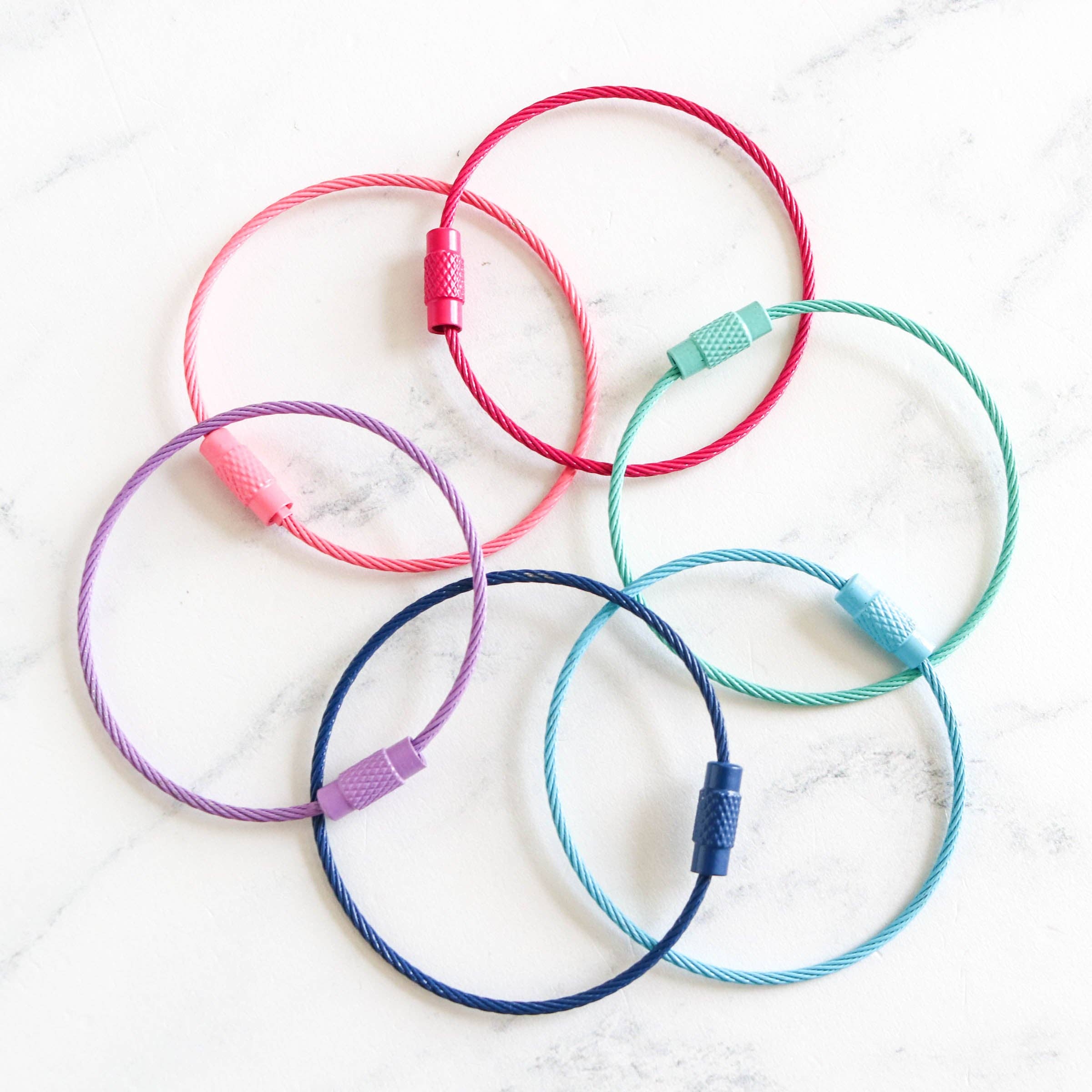 Twist Lock Floss Thread Rings