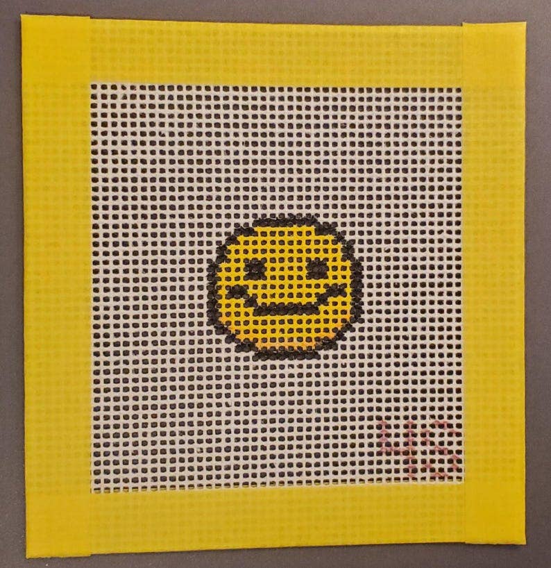 Mini Smiley Face Canvas