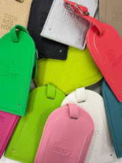Kick Ass Leather Luggage Tag
