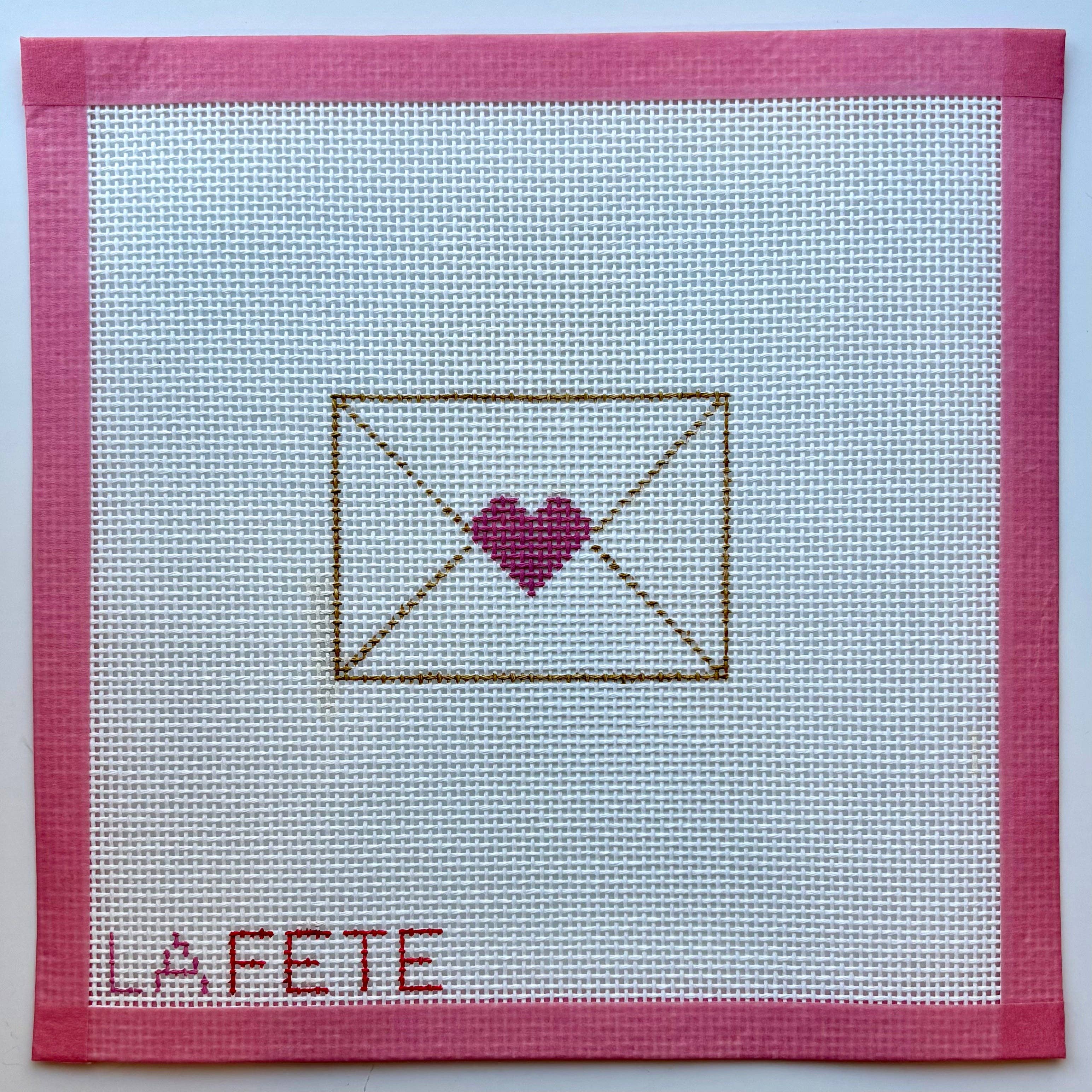 Love Note Canvas: Pink