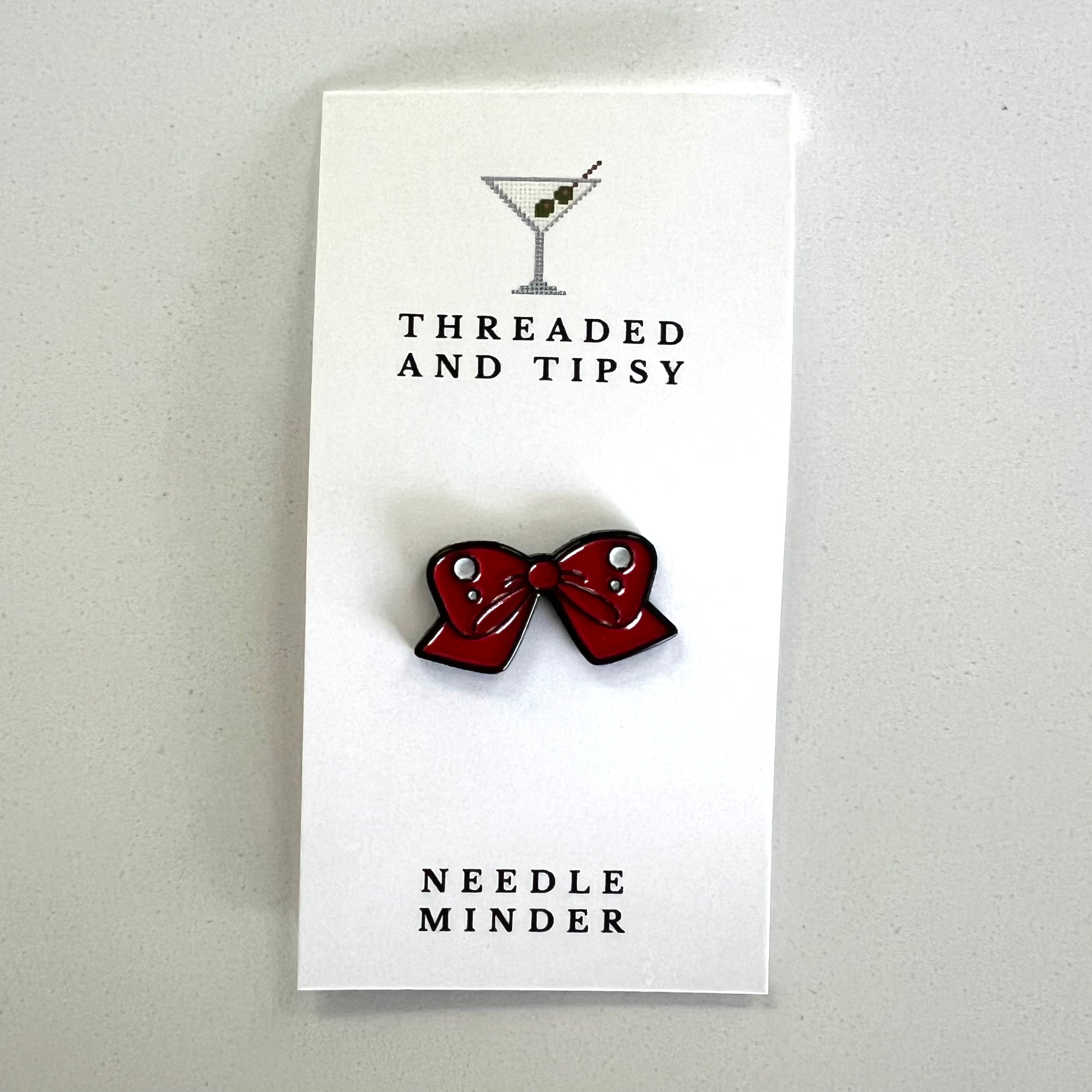 Red Bow Needle Minder