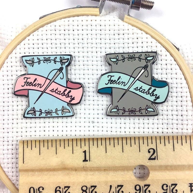 Hard Enamel Feeling Stabby Exclusive Magnetic Needle Minder