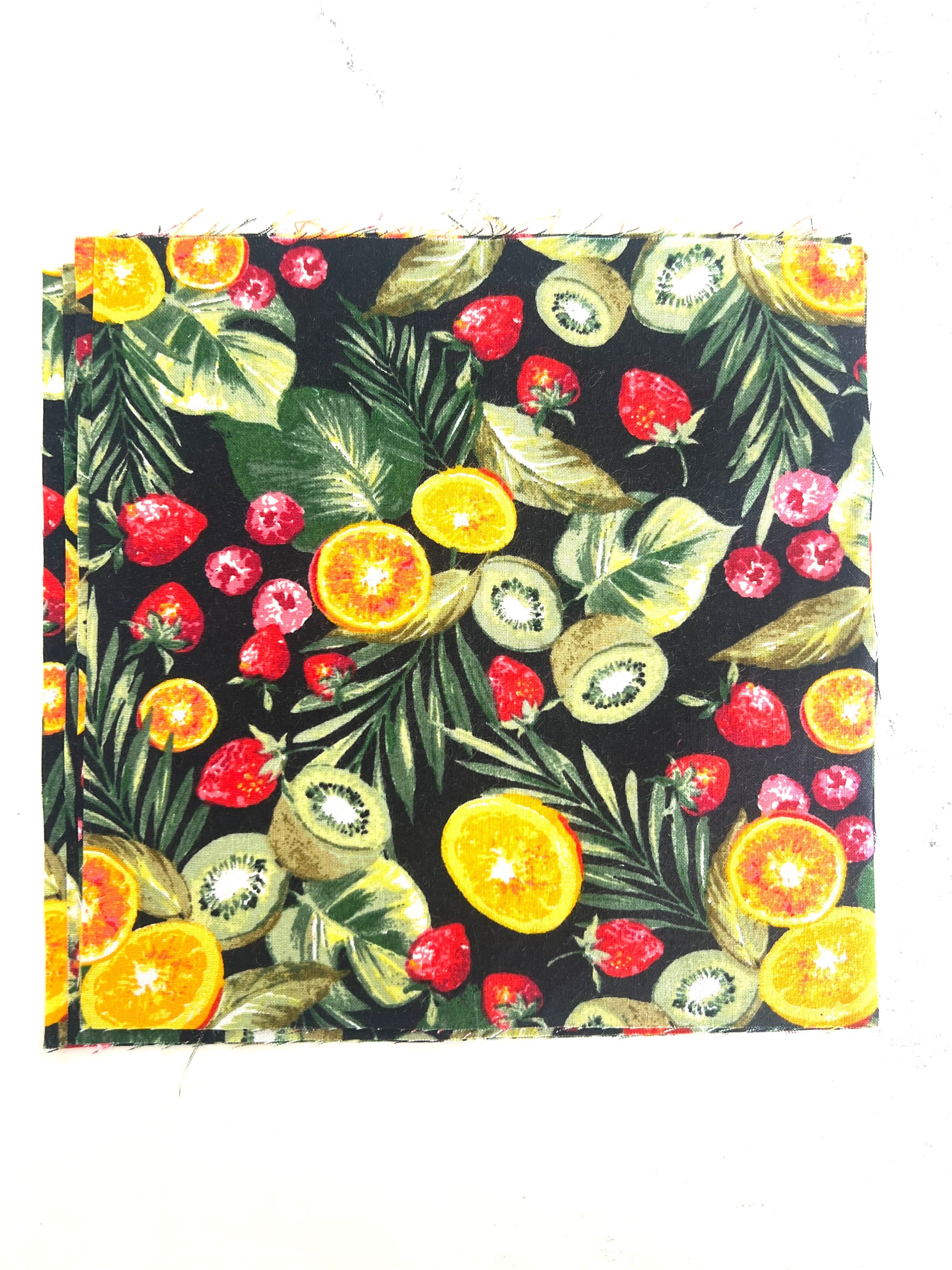 Fruit Print 8x8 Fabric Square