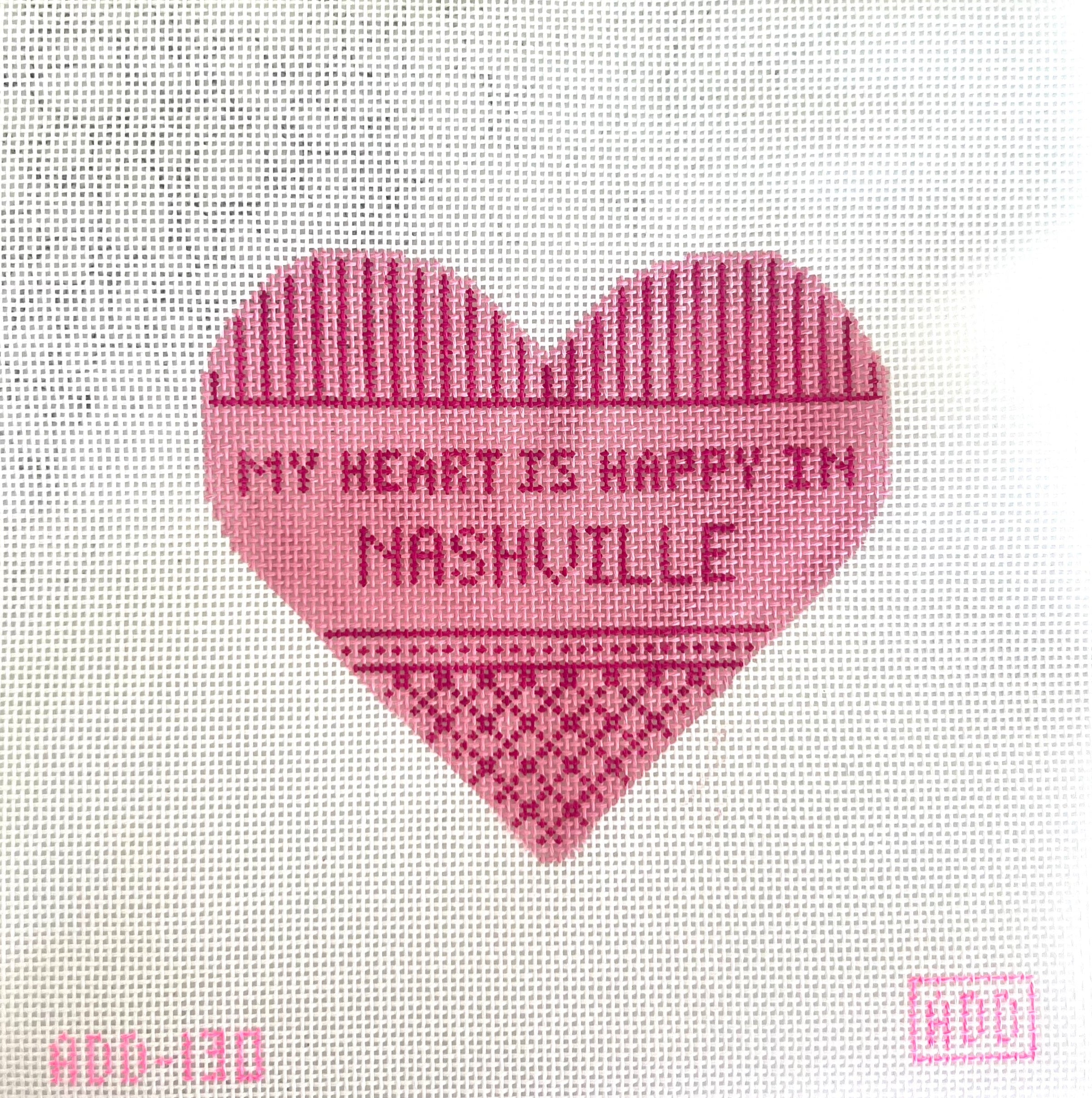 My Heart is Happy in Nashville Canvas